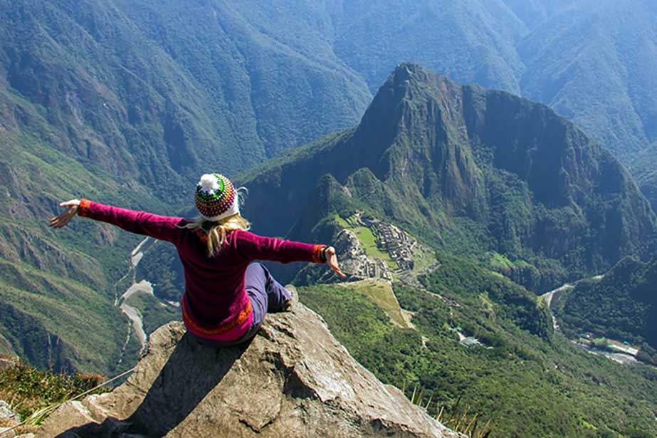 View of Machu Picchu from Machu Picchu Sacred Mountain