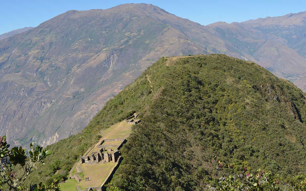 Choquequirao Trek 4 days - View of Arqueological Complex