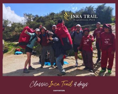 4 day Inca Trail starting on Nov 29th 2022