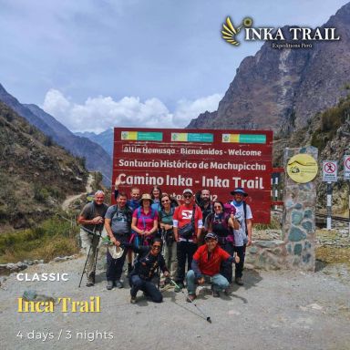 4 day Inca Trail starting on November 6th 2022