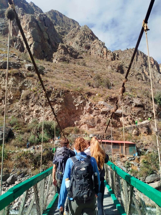 Bridge in Piscacucho to start the Inca Trail - 4-day Inca Trail starting on August 12th 2026
