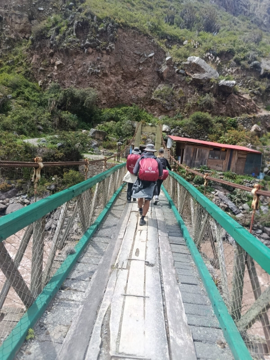 Day 1: Bridge on Piscacucho - Km 82 - 4-day Inca Trail starting on March 2nd 2026
