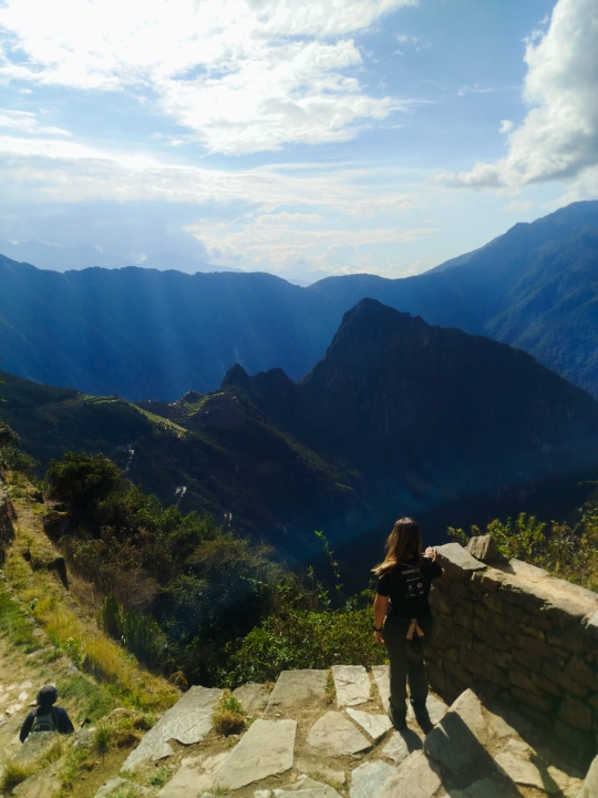 First view of Machu Picchu from Sun Gate (Inti Punku) - 2-day Inca Trail starting on August 27th 2026