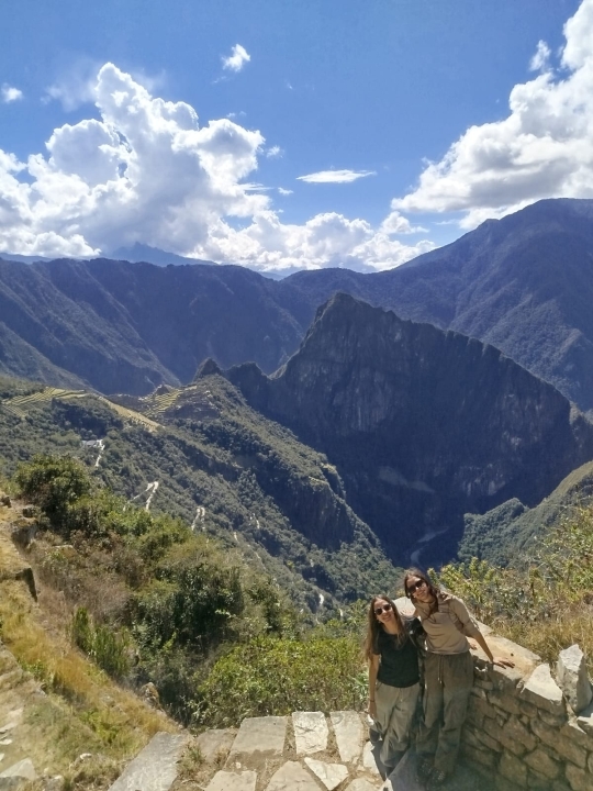 First view of Machu Picchu from Sun Gate (Inti punku) - 2-day Inca Trail starting on August 21 2026