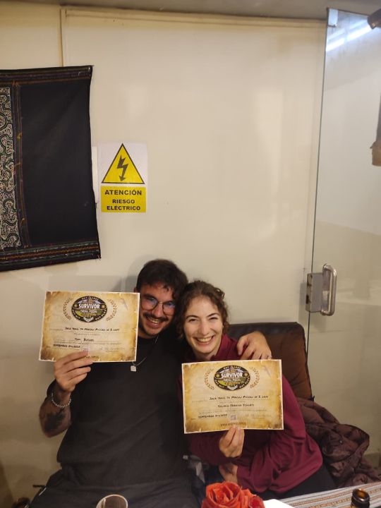 Inca Trail survival certificate - 2-day Inca Trail starting on September 12th 2025