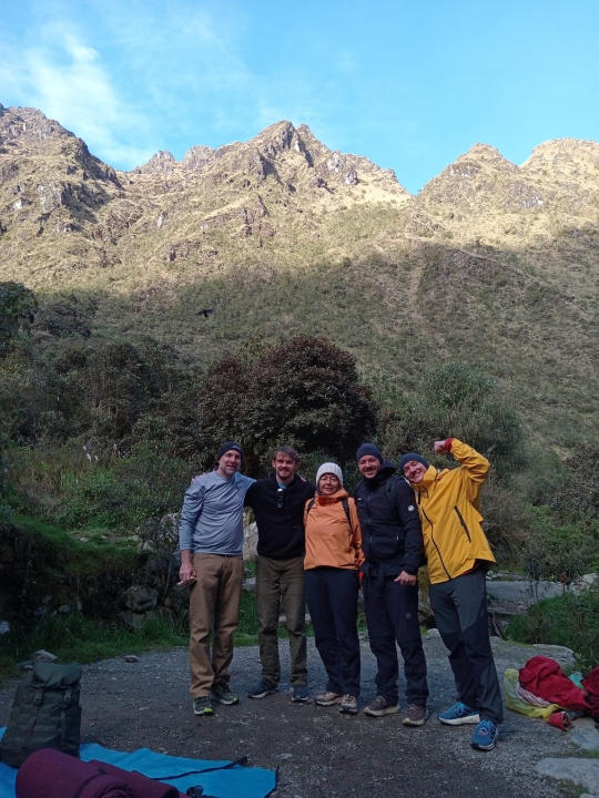 Pacaymayo campsite - 4-day Inca Trail starting on November 30th 2025