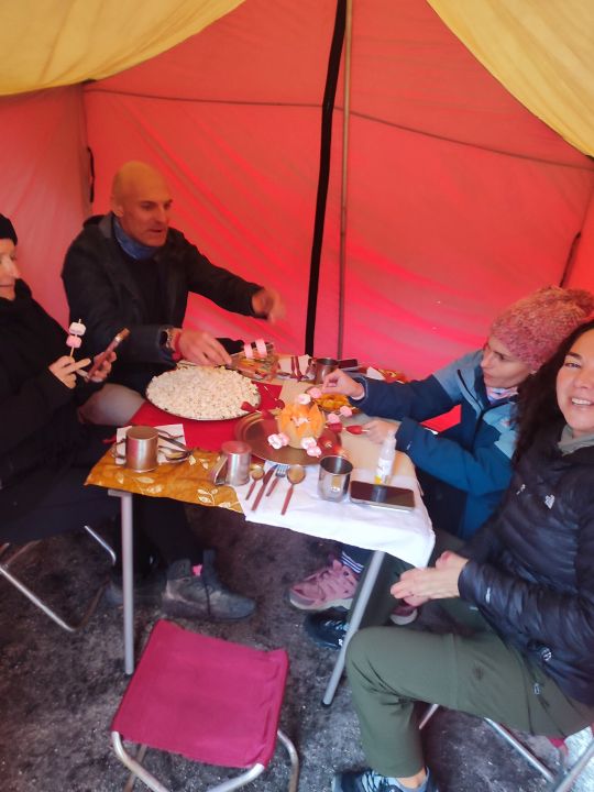 Tea time on the Inca Trail - 4-day Inca Trail starting on April 21st 2025