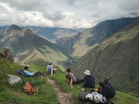 View from Wiñay Wayna - 4-day Inca Trail starting on November 30th 2025