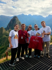 Classic view of Machu Picchu by circuit 1B