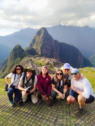 Classic view of Machu Picchu by circuit 1B