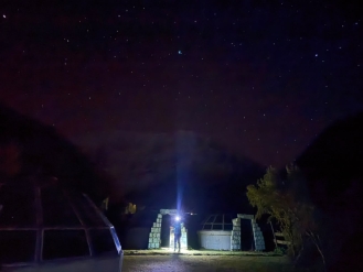 Soraypampa camp at night