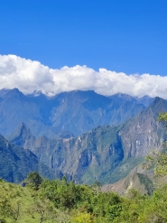 View of Machu Picchu from Llaqtapata ruins