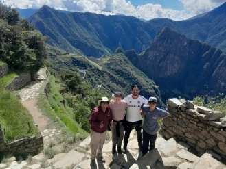 View of Machu Picchu from Sun gate (Inti Punku) 