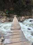 Bridge on Salkantay river