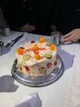 Cake at the Inca Trail dinner
