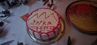 Cake on the Inca trail