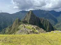 Classic view of Machu Picchu