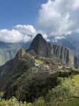 Classic view of Machu Picchu by circuit 1B