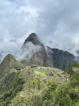 Classic view of Machu Picchu by circuit 1: Upper terrace