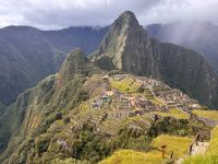 Classic view of Machu Picchu from circuit 1B