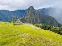 Classic view of Machu Picchu from circuit 1B