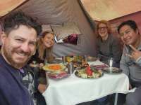 Lunch on the Inca Trail