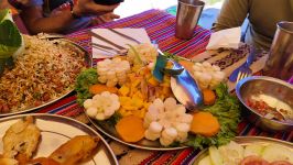 Lunch on the Inca Trail