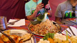 Lunch on the Inca Trail