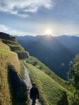 Sunset from Wiñay Wayna
