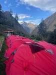 Tents on Inca Trail