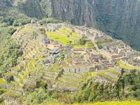 View of Machu Picchu citadel from circuit 1B