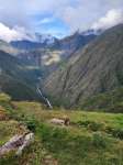 View of Vilcanota river from Inca Trail