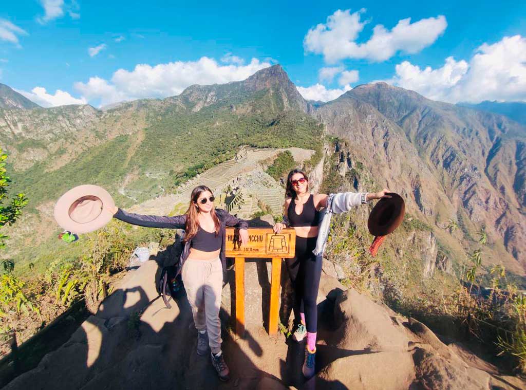 View of Machu Picchu from Huchuy Picchu