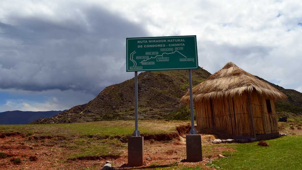 Route to Chonta Canyon