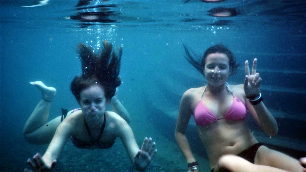 Under water on Hot springs of Cocalmayo