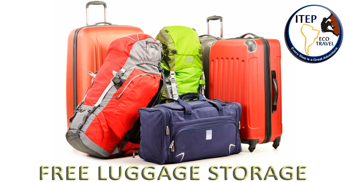 Free Luggage Storage to all our Customers