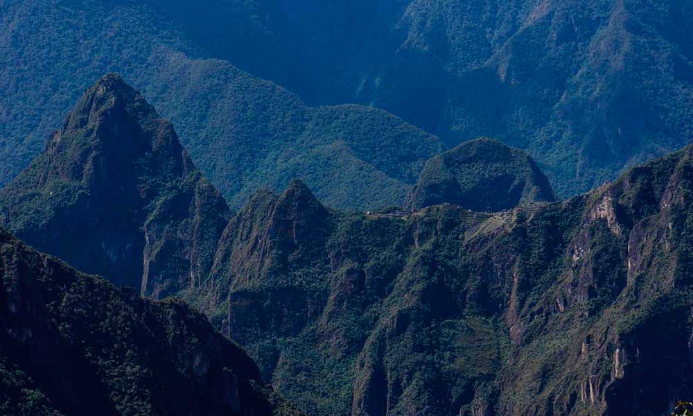 View of Machu Picchu from Llactapata ruins