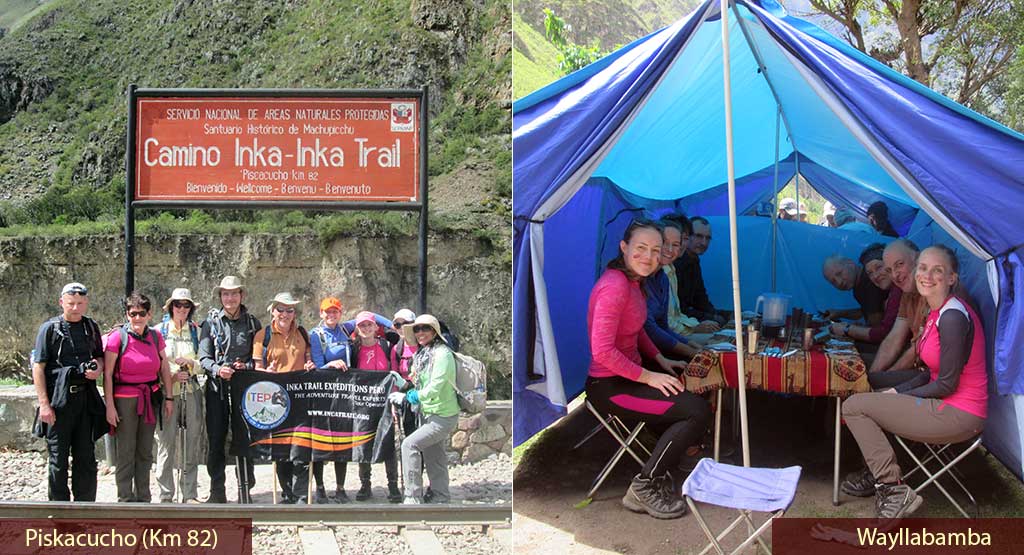 Day 1: Traslado pela Van ITEP de Cusco ao Km 82 “Inca Trail Entrance”