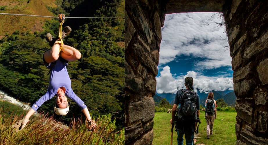 Day 2: Inca Trail by Llactapata “1st view Machupicchu” OR ZIPLINE